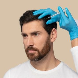 Hair growth treatment injections